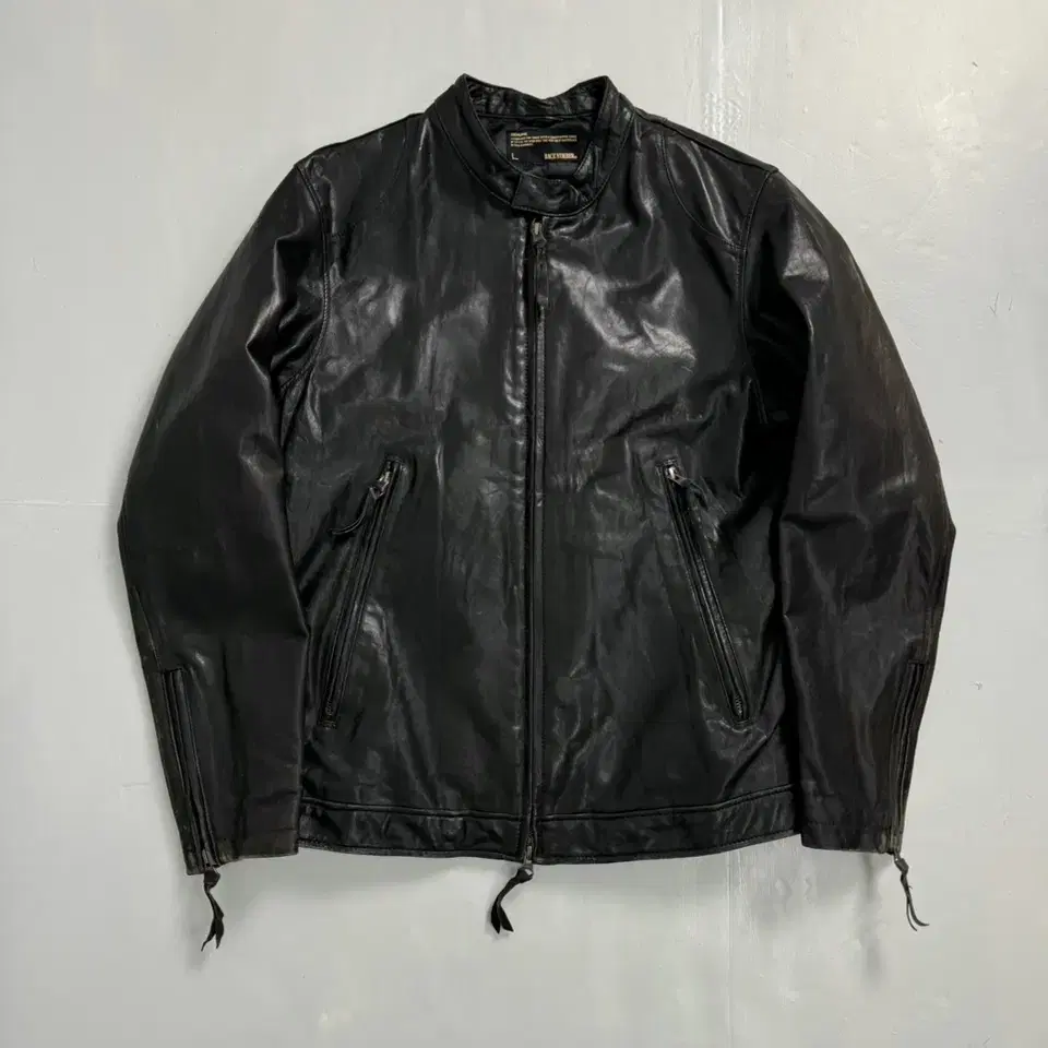 vintage back number single rider jacket