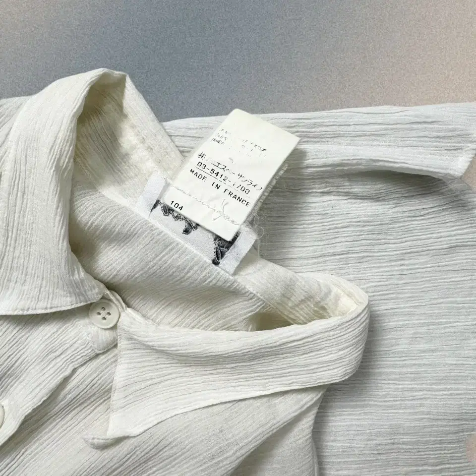 vintage agnes b classic shirt