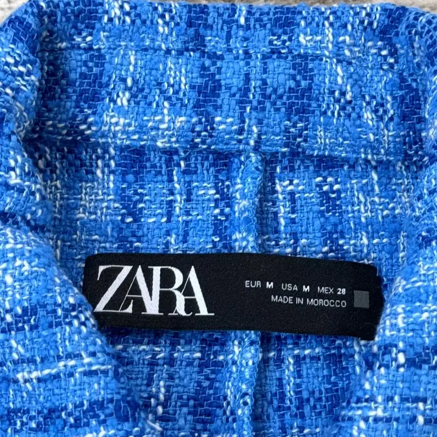 zara 봄 여름 크롭 트위드 크롭 자켓