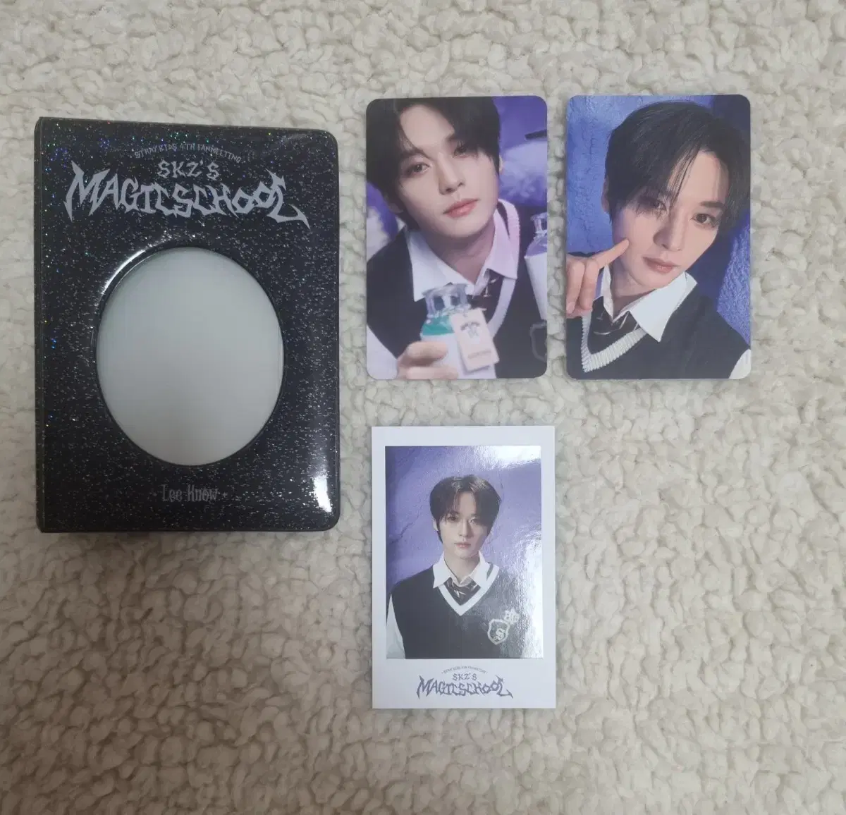 Straykids skz Magic School skzoo pop up lee know collect book photocard holder Photocard