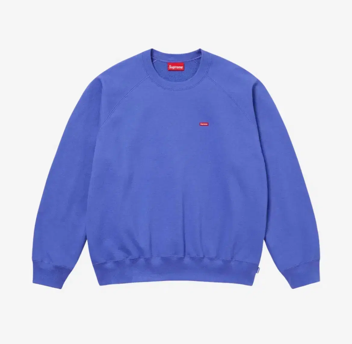 [NEW] Supreme Small Box Raglan Crewneck Violet (M)