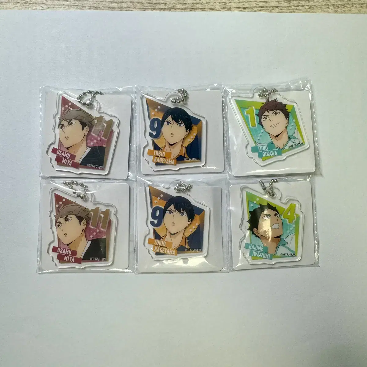 Haikyuu Kageyama, Oikawa, Iwaizumi, Osamu acrylic Keyring