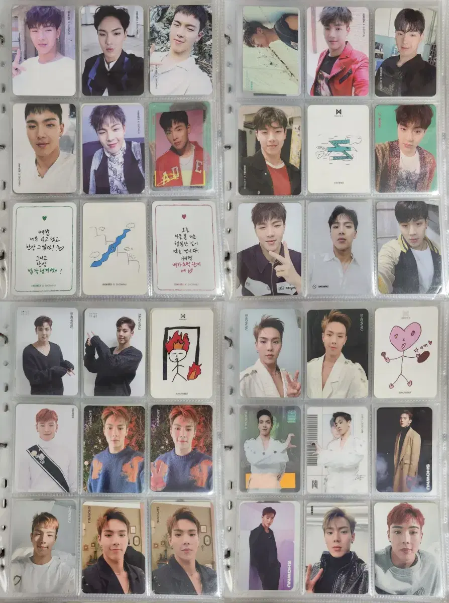 Monsta X shownu photocard Incremental Unit photocard Group Photocard