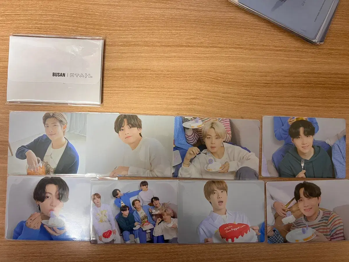 Busan bangtan photocard I have sleeves or new items to sell in bulk