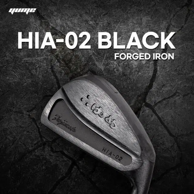 YUME 유메 HIA-02 BLACK 고탄도 아이언 헤드 5~pw