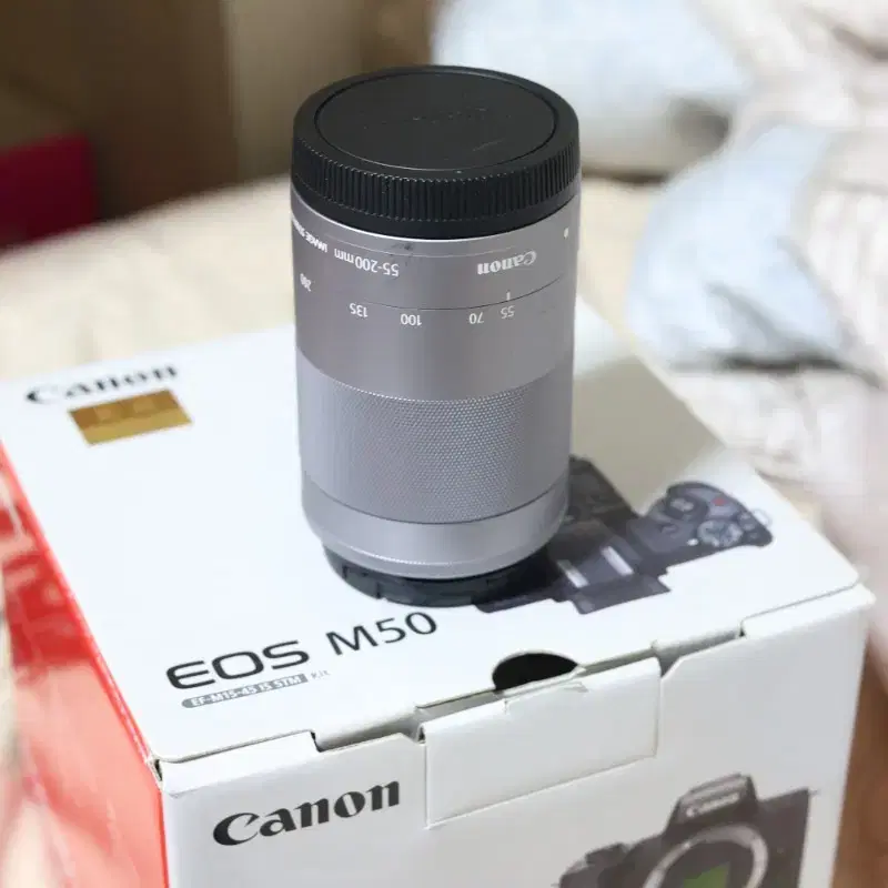 캐논 미러리스m50 번들킷 efm55-200mm 렌즈