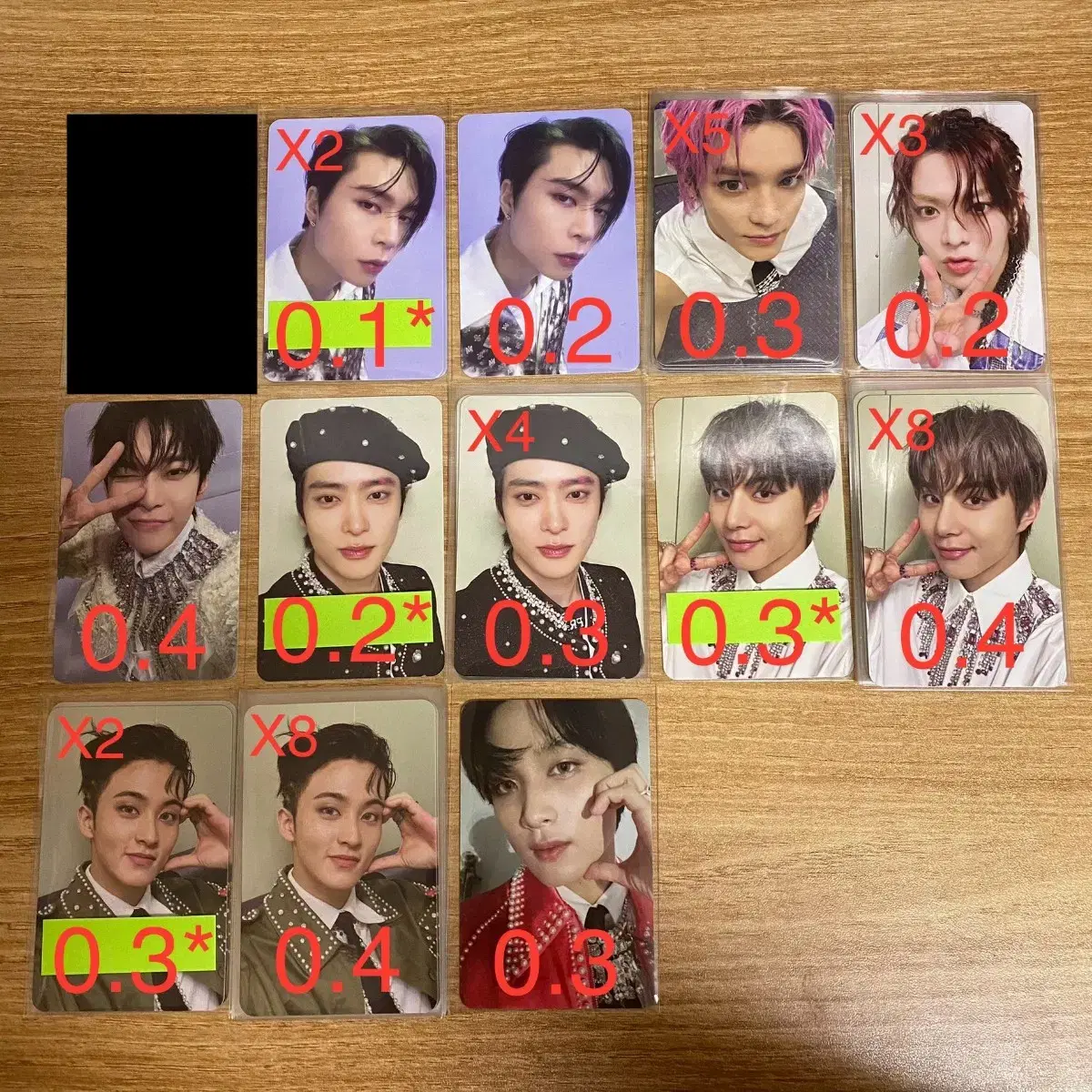 NCT 127 Pactchette Chandelier album photocard WTS