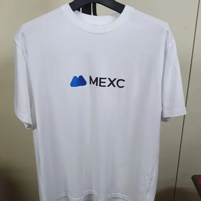 MEXC 순면 흰색반팔티셔츠 L105