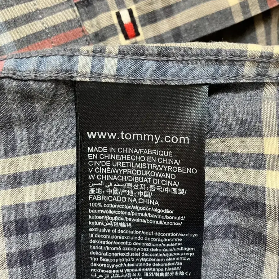 [95] 타미힐피거 멀티체크 긴팔셔츠 TOMMY HILFIGER