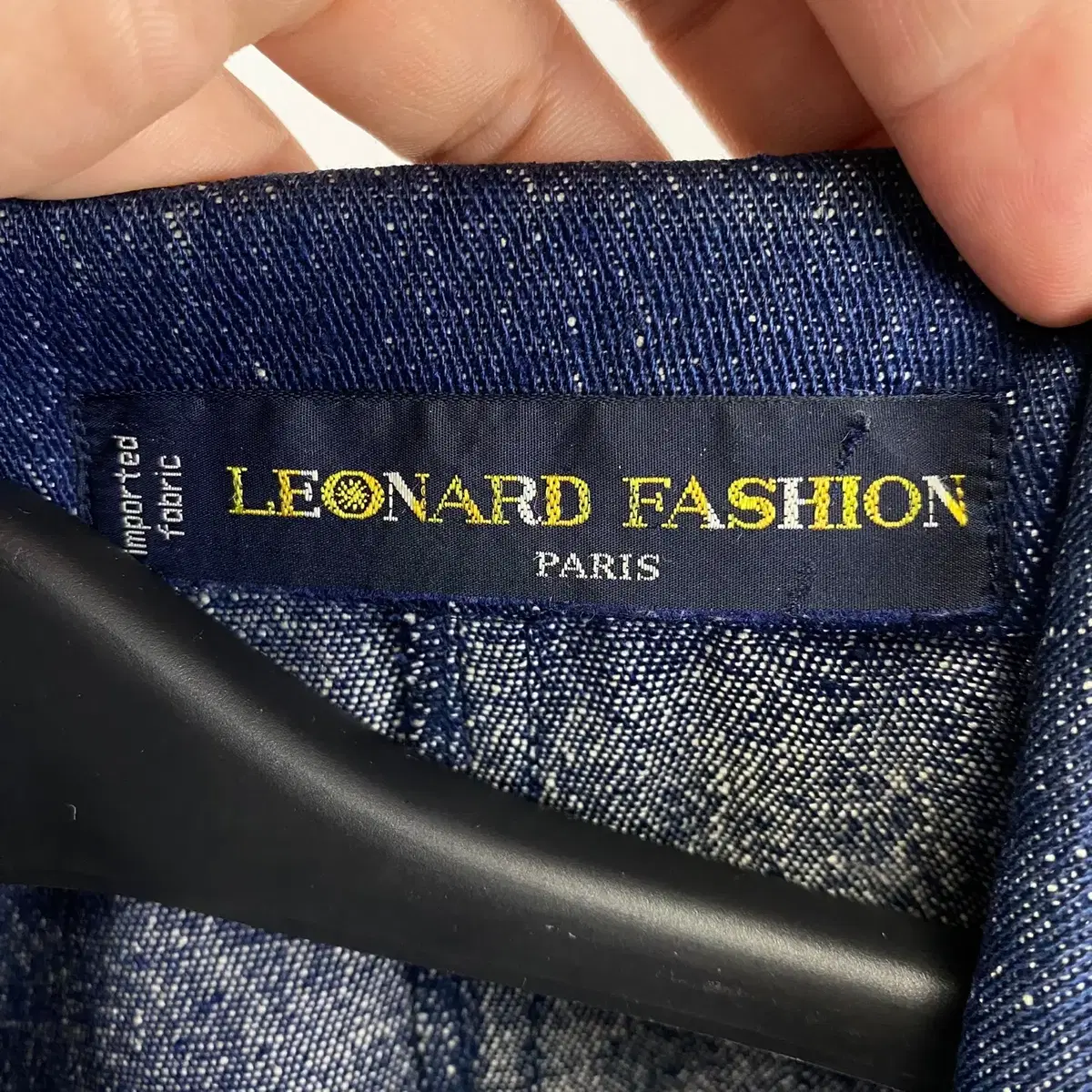 빈티지 LEONARD PARIS 더블버튼 데님자켓