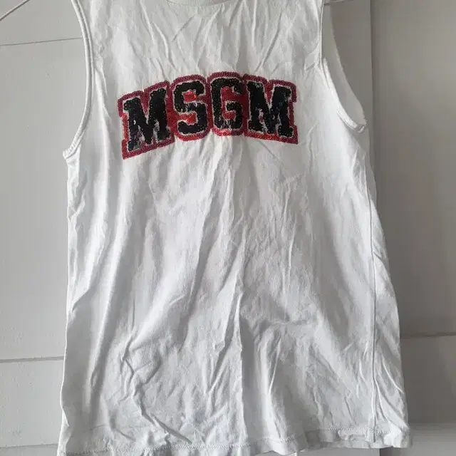 msgm  스팽글 나시티셔츠