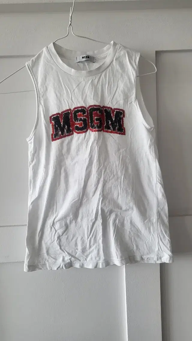 msgm  스팽글 나시티셔츠