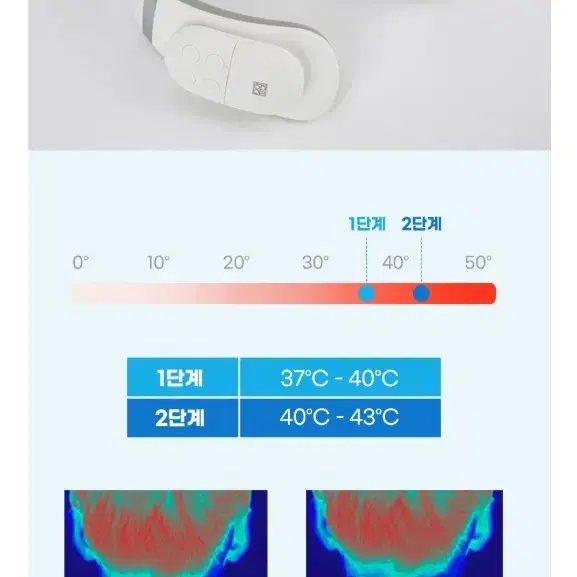 <새제품>저주파 온열 목마사지기 무선 EMS 목안마기 리모컨