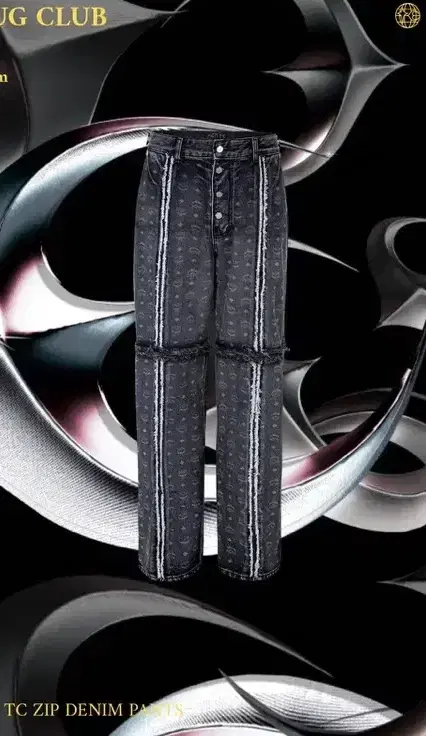 Fugclub x MCM Denim Pants Black 2-Yarn M