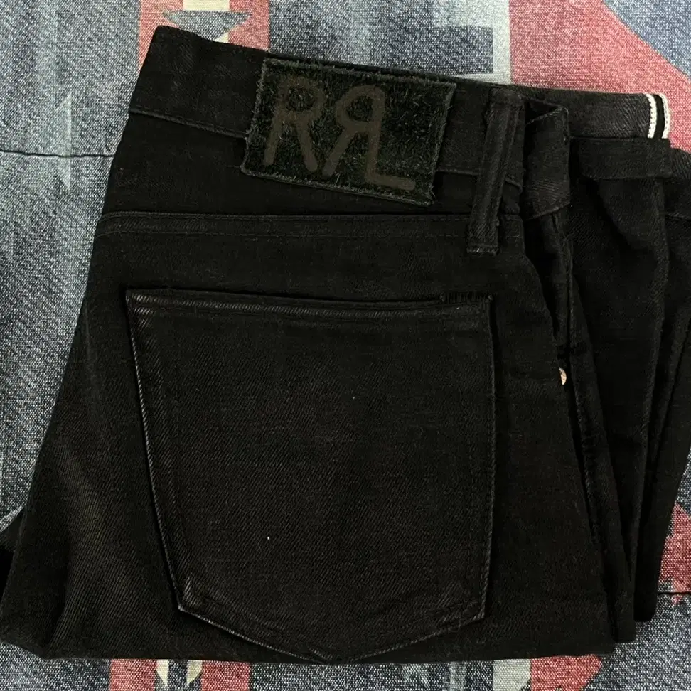 RRL 슬림핏 블랙 셀비지 데님 28 lvc 더블알엘