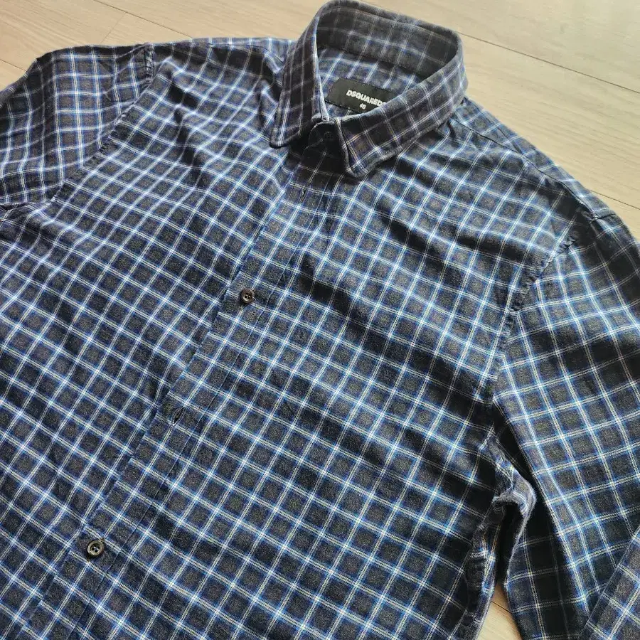 정품 디스퀘어드2 Tartan check Wired Shirt-eu46