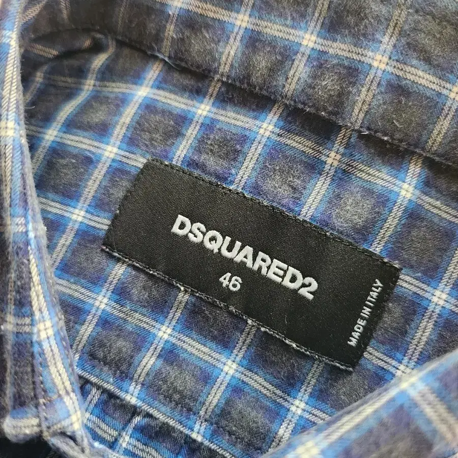 정품 디스퀘어드2 Tartan check Wired Shirt-eu46