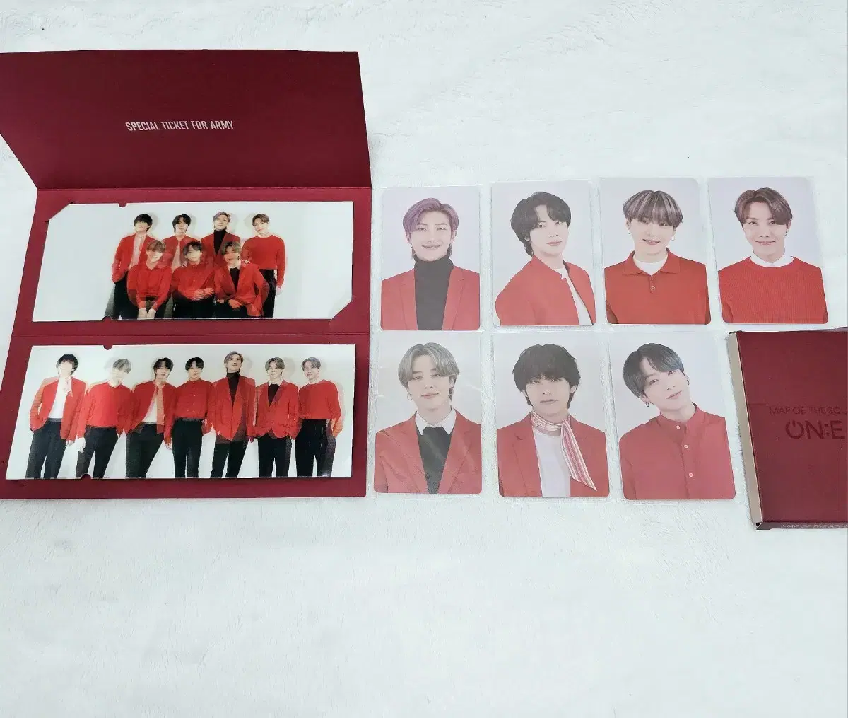 bangtan mapsolone MOS lenticular ticket kard ticket photocard