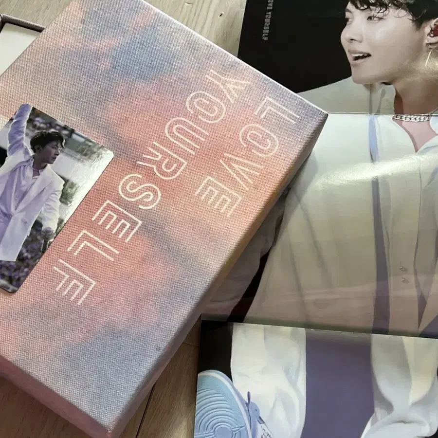 방탄 럽셀콘 디비디 제이홉 포카 dvd 슬로건