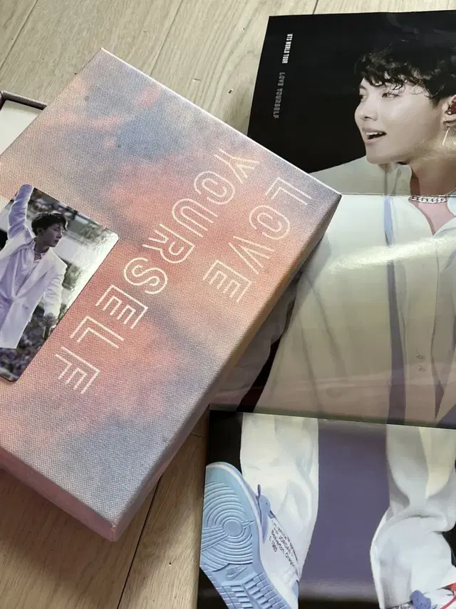 방탄 럽셀콘 디비디 제이홉 포카 dvd 슬로건