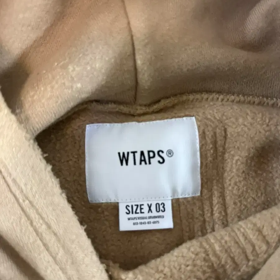 24시간 세일) WTAPS 더블탭스 언발란스 후드티 105