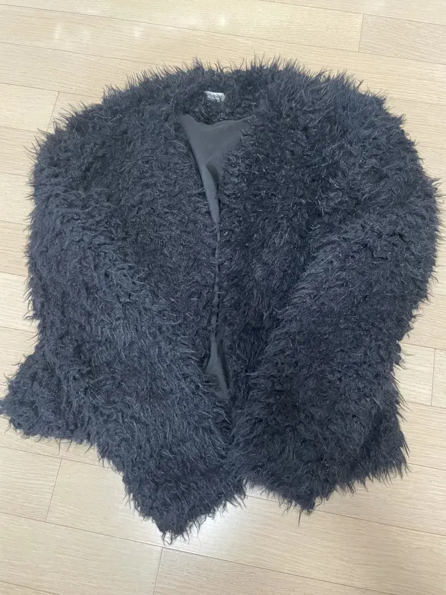 fur cardigan