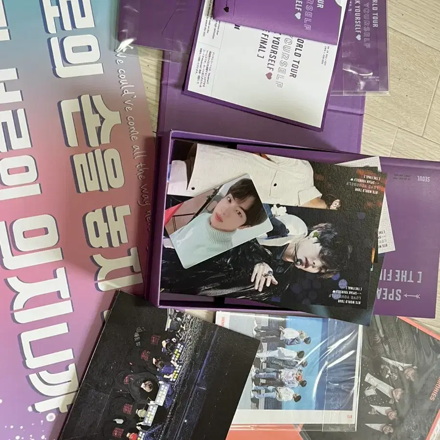 스픽콘 dvd 방탄 석진 포카 슬로건 메모리즈 굿즈 포함 캔뱃지 호석