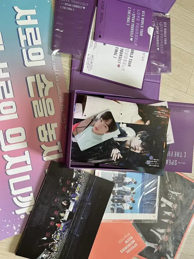 스픽콘 dvd 방탄 석진 포카 슬로건 메모리즈 굿즈 포함 캔뱃지 호석