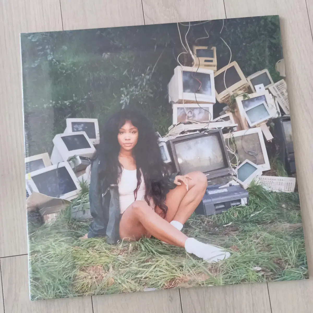 시저 SZA - Ctrl 투명 녹색 컬러반 더블바이닐 미개봉 LP