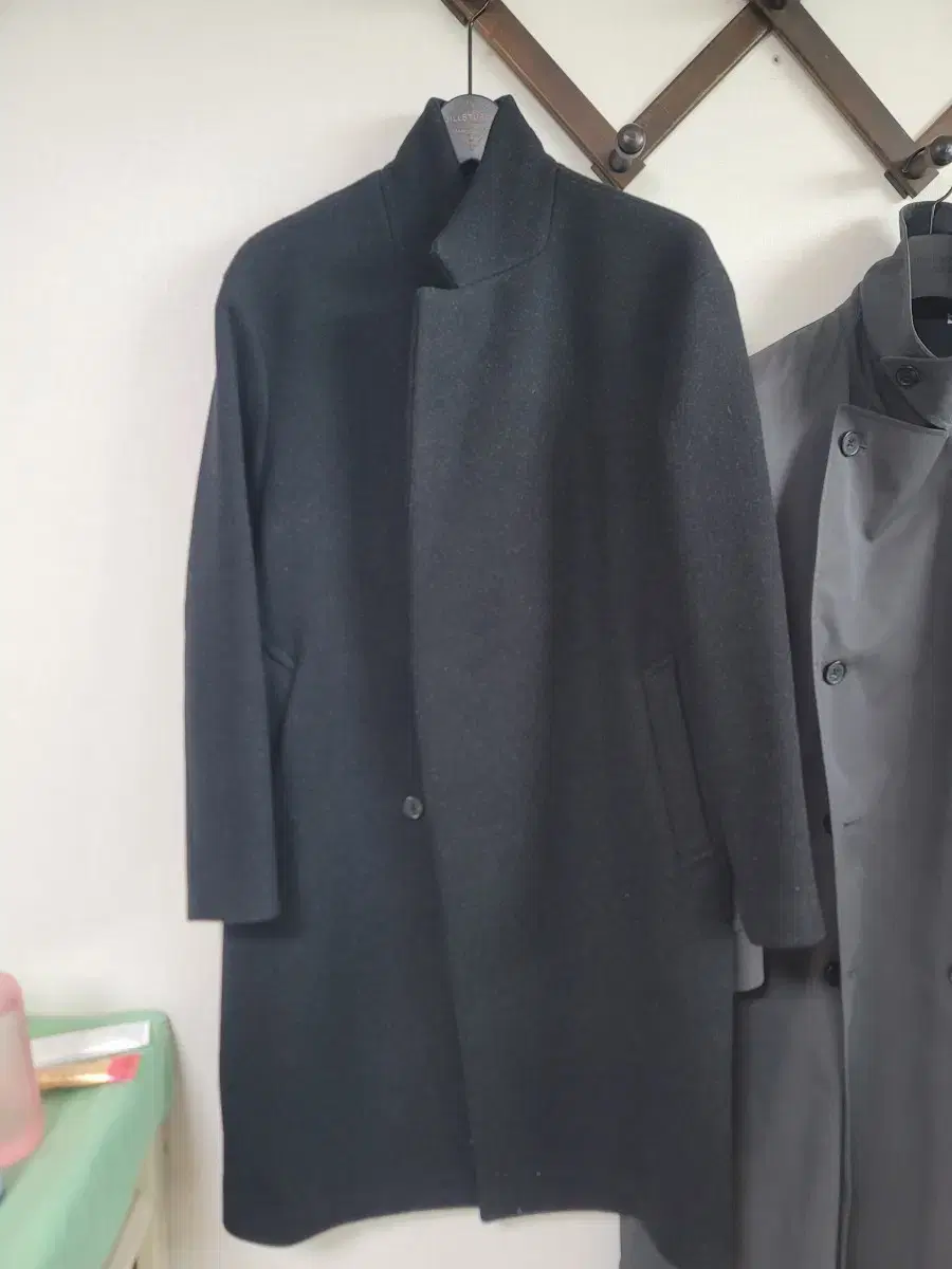 Men's) Gillstuart New York Semi overcoat navy M size + hanger