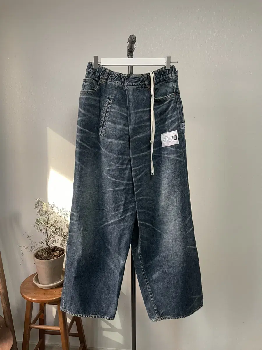 Yasuhiro Mihara Denim Exhaust Pants Size 44 Clothing Tack O