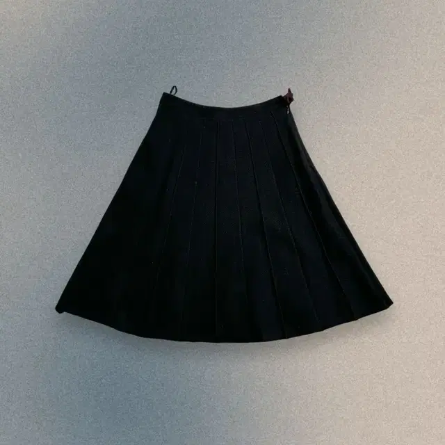 vintage black pleats tennis skirt - ₩ 38