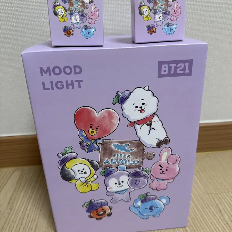 피자알볼로 BT21 피규어 무드등