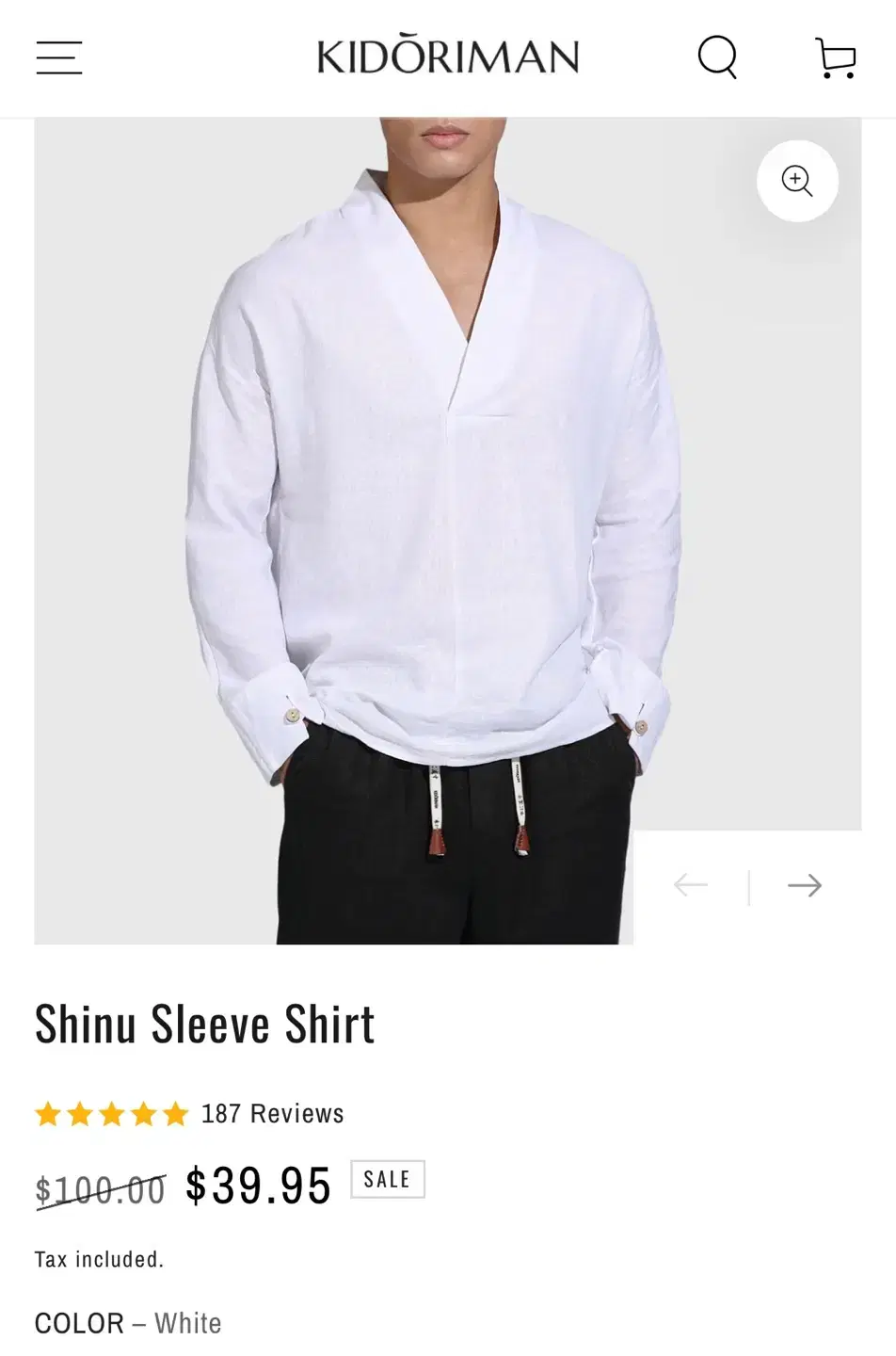 Kidoriman Sleeve Shirt