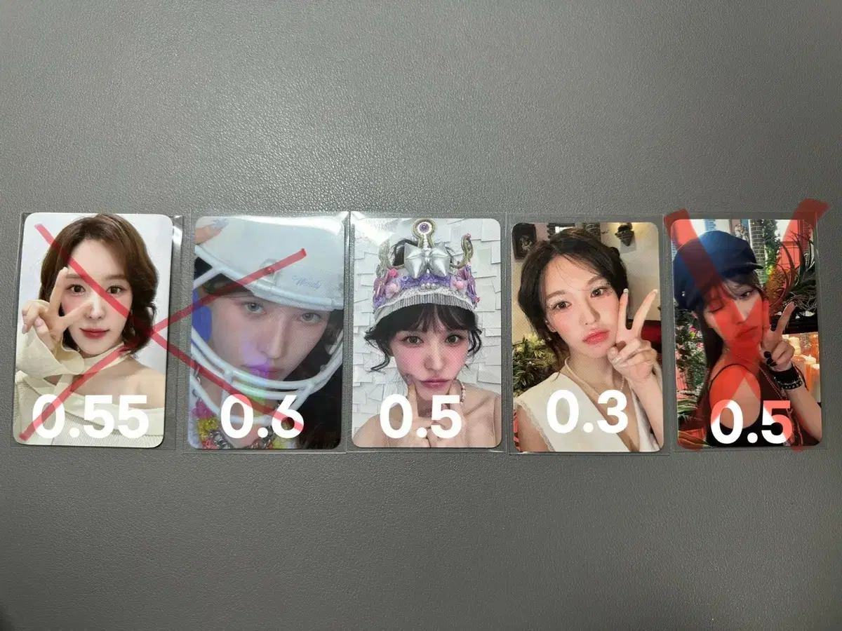 Red Velvet wendy wishchel photocard