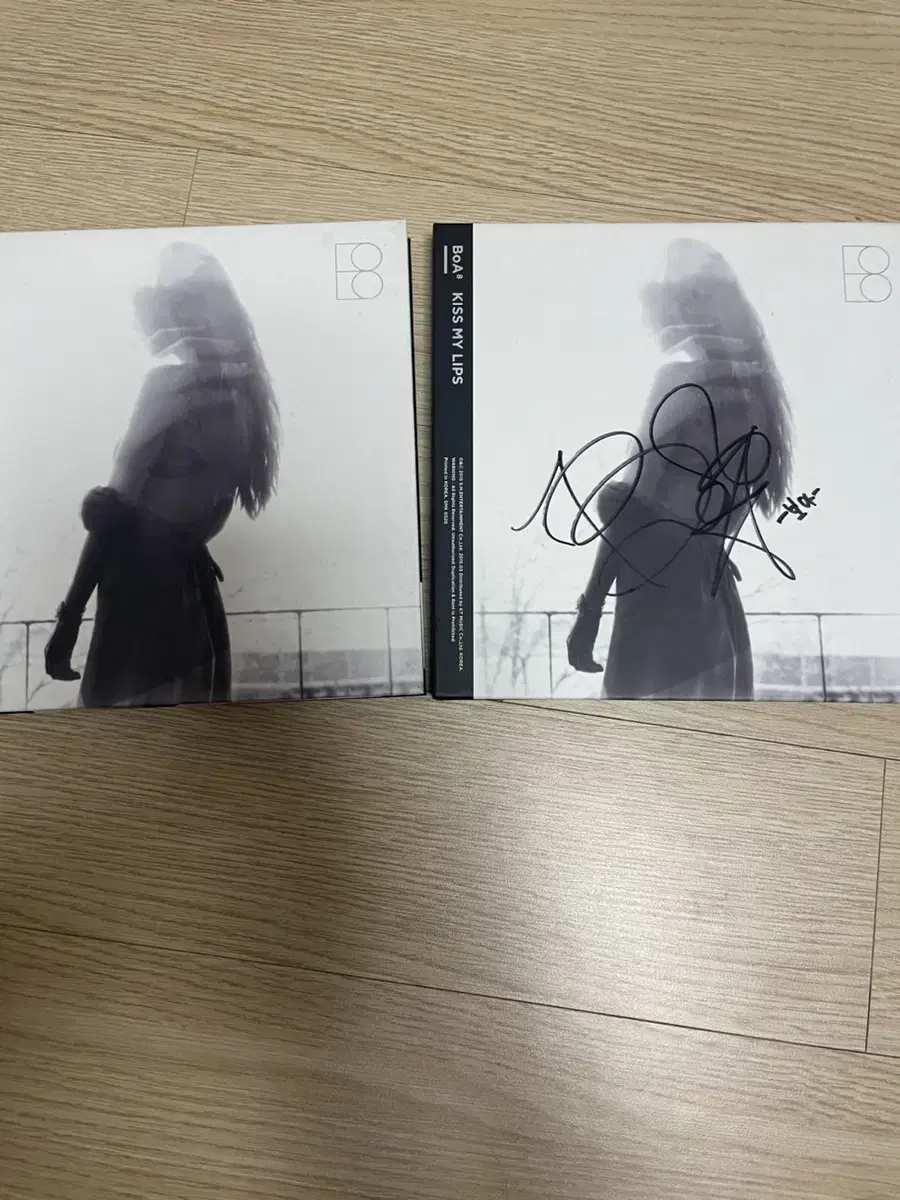 Boa boa KISS MY LIPS album (album only/signed copy)