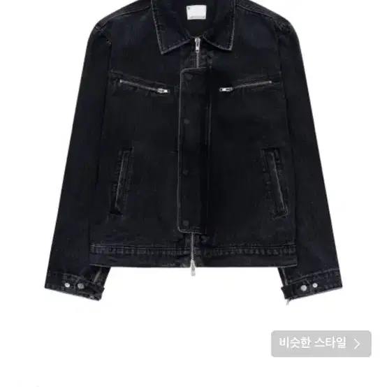 [2] 넥스트도어립스 WESTERN DENIM JACKET BLACK