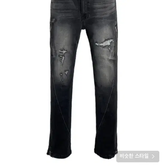 [1] 넥스트도어립스 TWISTED WASHING JEAN BLACK