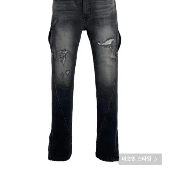 [1] 넥스트도어립스 TWISTED WASHING JEAN BLACK