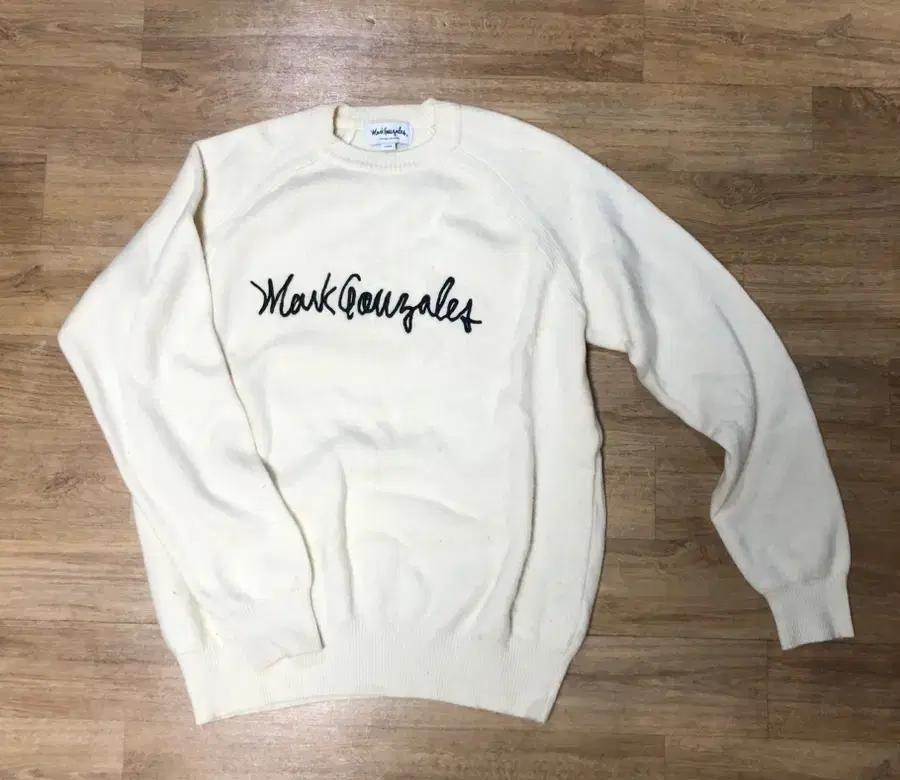 Mark Gonzalez Sweater WhiteL