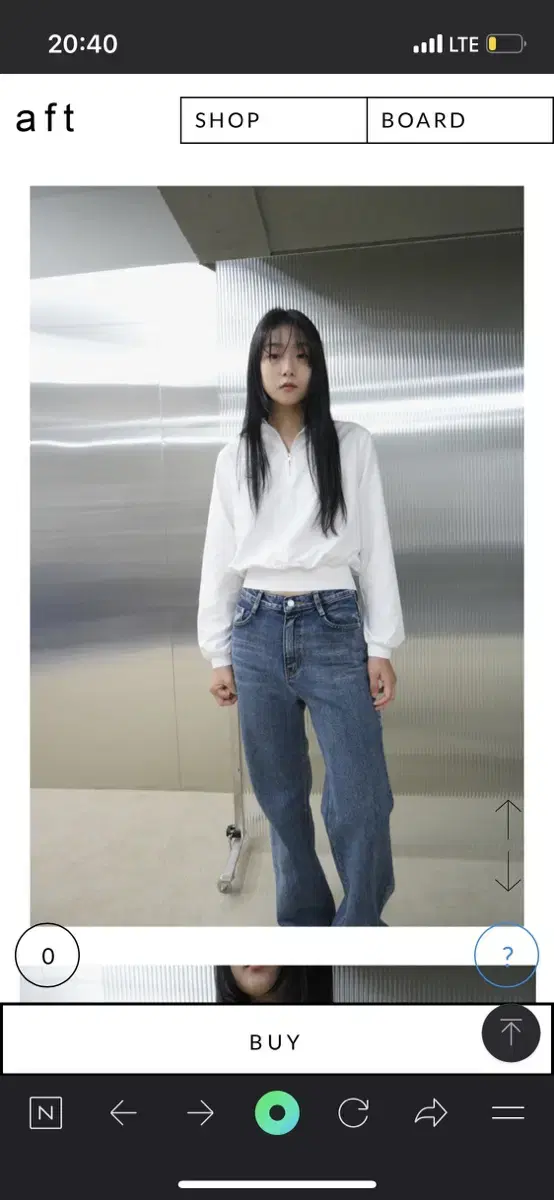 에프터먼데이 베이직 레귤러 청바지 basic regular jean