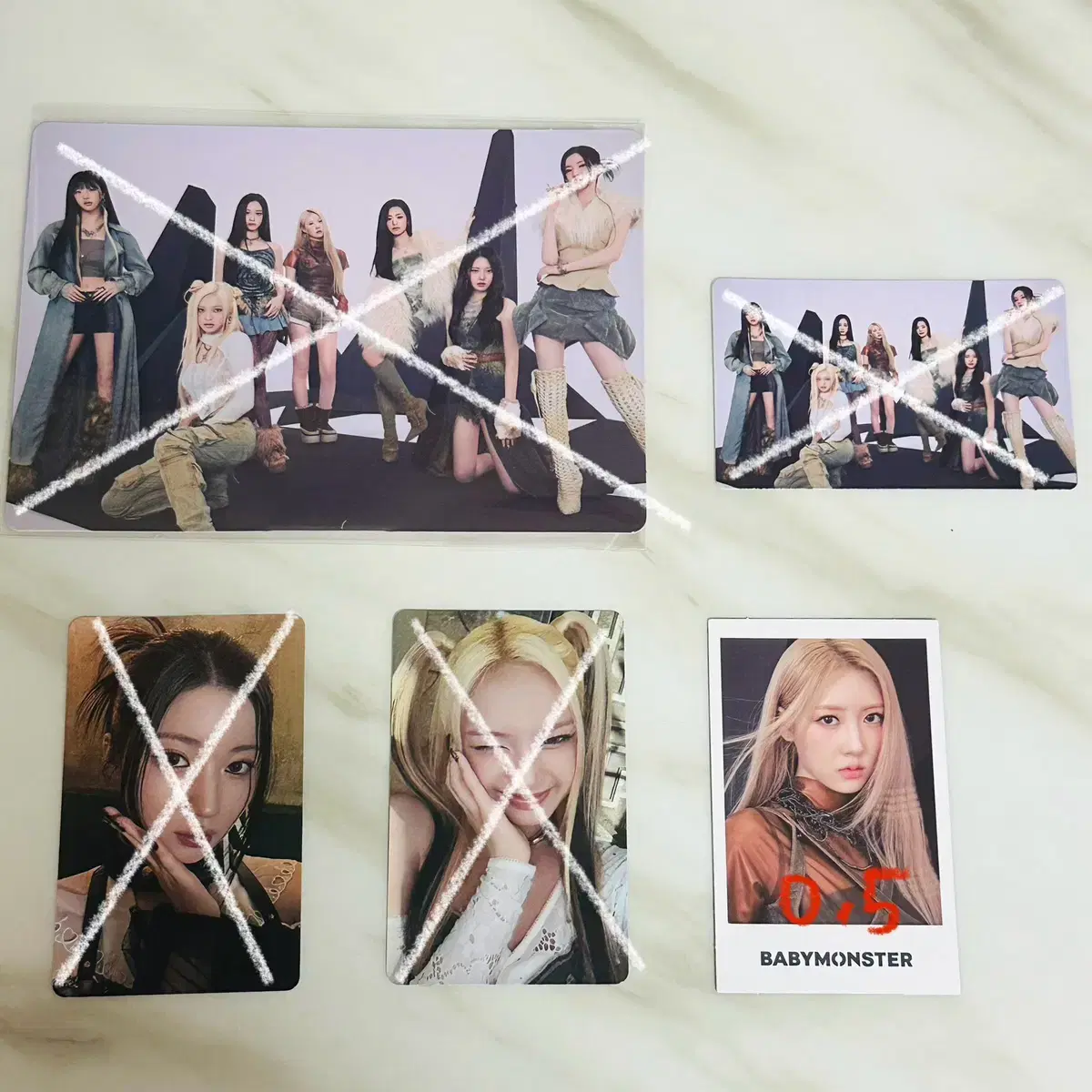 Baby Monster weverse pre-order benefit WTS Photo Card