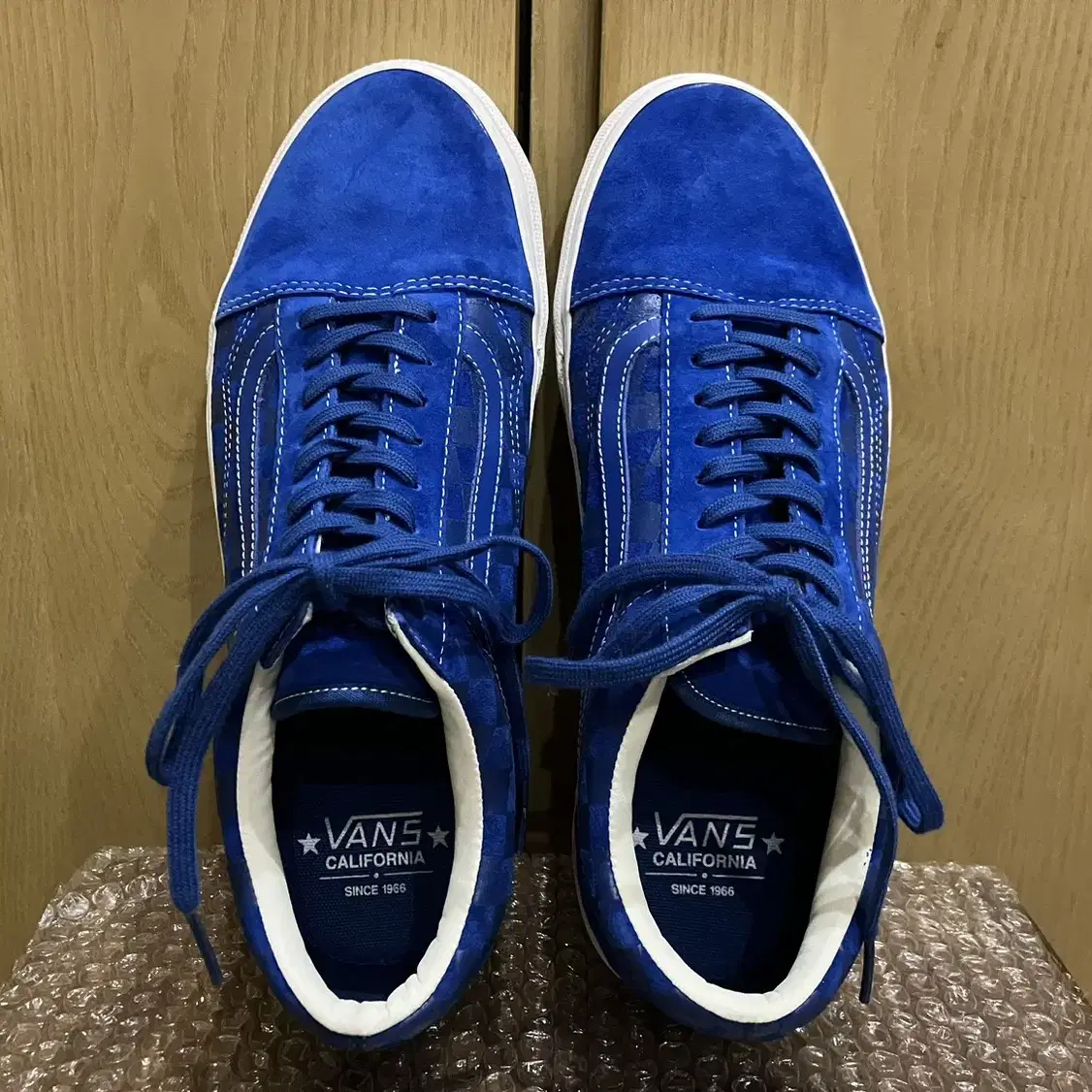 Vans 반스 올드스쿨 올블루 체커보드 290 스탠다드캘리포니아 스케이트