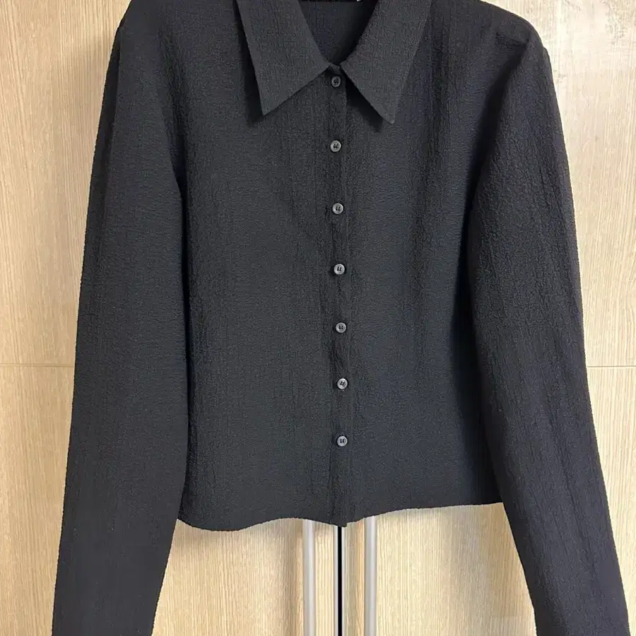 아모멘토 - WRINKLE SHIRTS (BLACK)