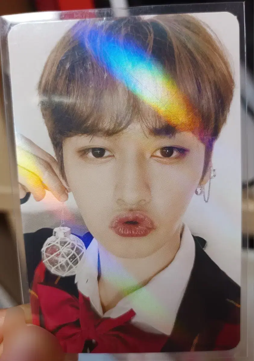 skz lee know photocard christmas evil aladinpre-order benefits