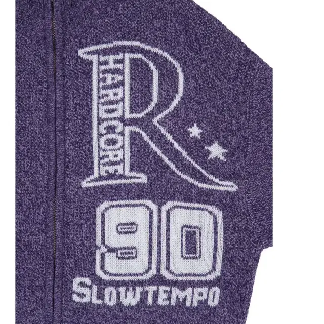 Etce COLIN 90 KNIT ZIP UP (PURPLE)