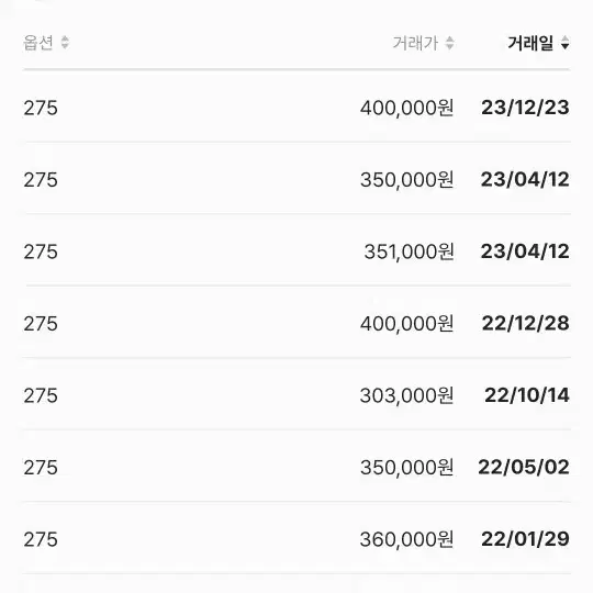 아디다스 이지 700 모브 275