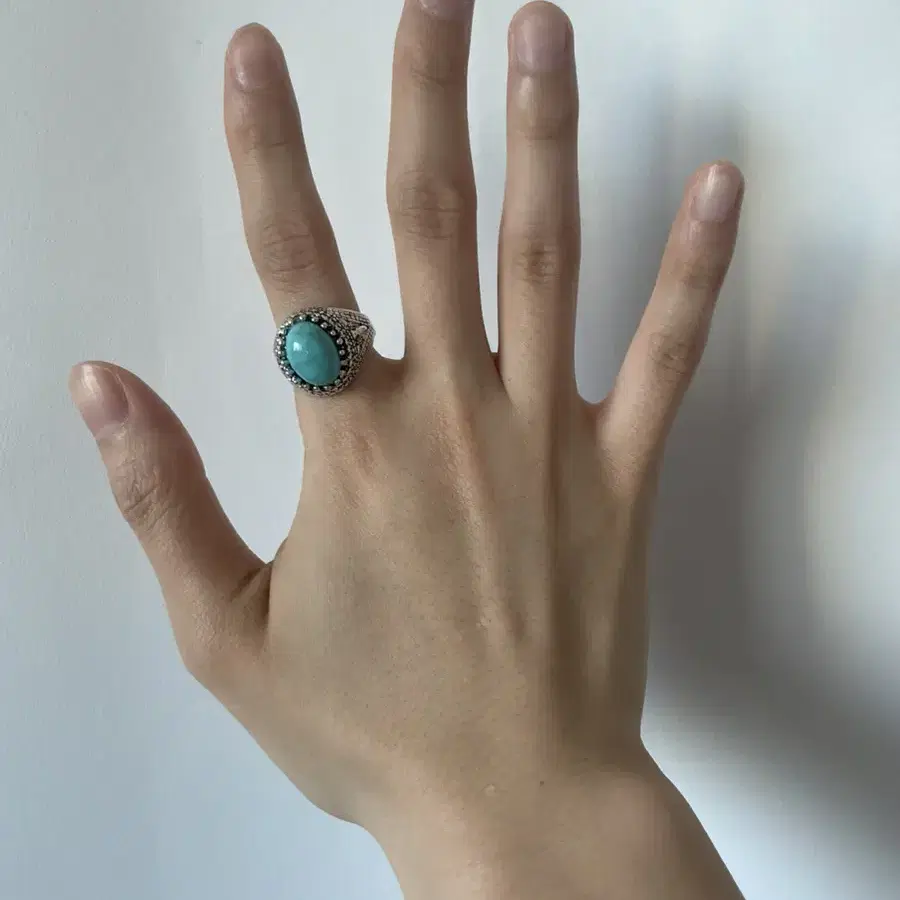 Vintage Green gemstone ring