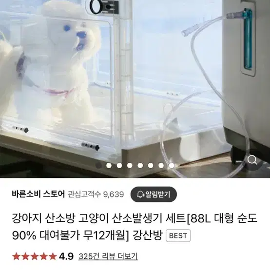 반려동물 산소발생기 오투맥스90 세트