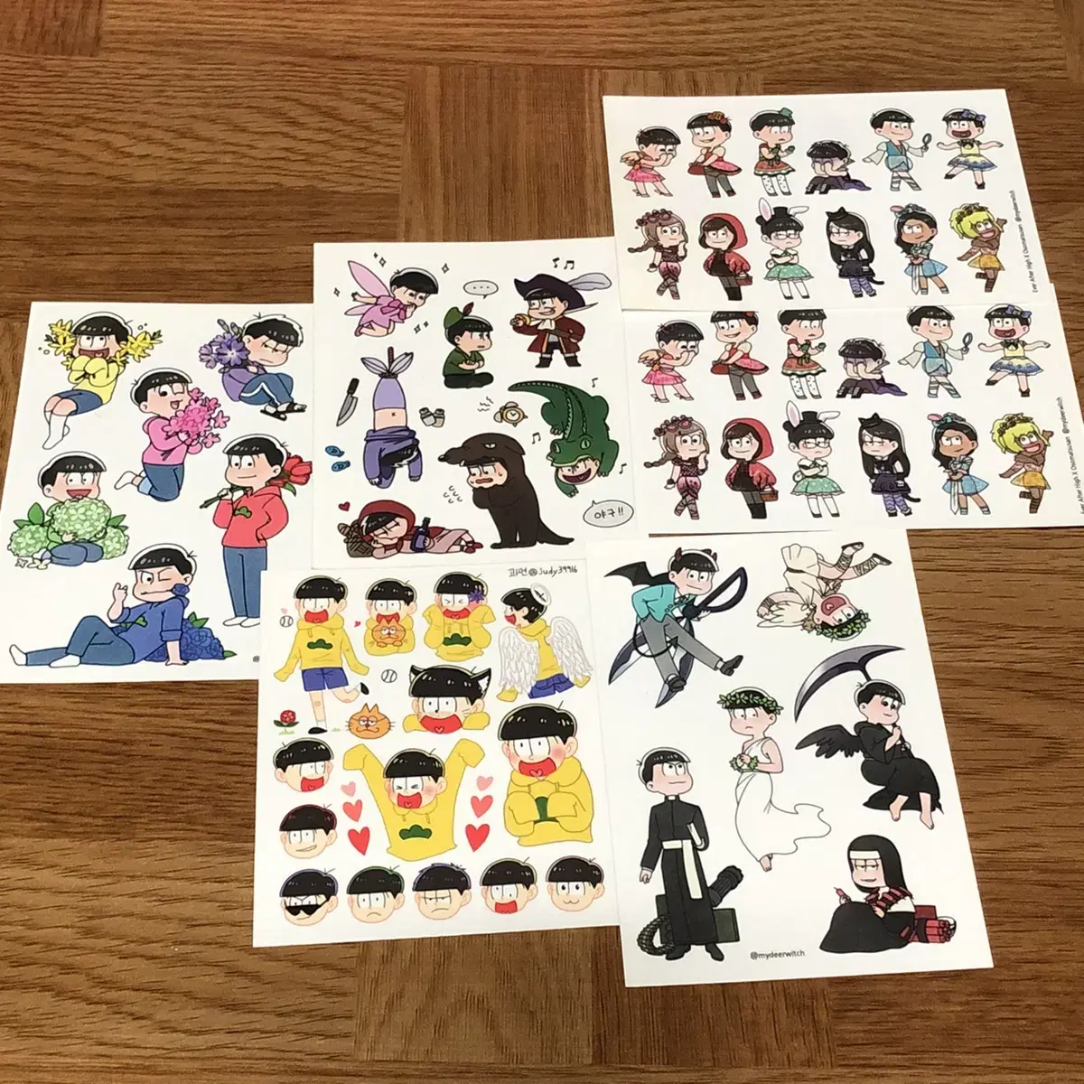 Osomatsu Award unofficial goods sticker